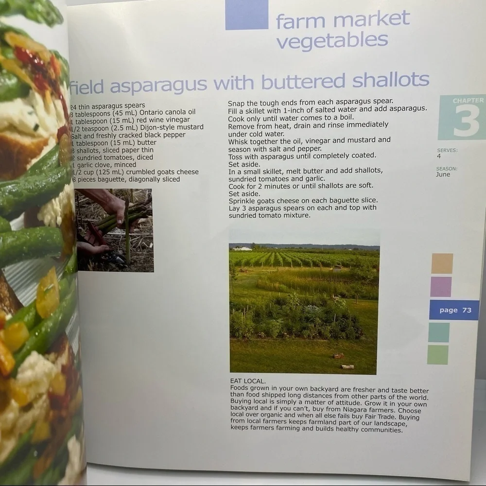 NIAGARA Cooks From Farm To Table By Lynn Ogryzlo Cookbook